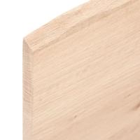 Wastafelblad 40x40x2 cm onbehandeld massief hout - thumbnail
