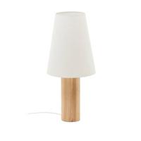 Kave Home Vloerlamp 'Marga' Rubberhout, 110cm hoog, kleur Naturel - thumbnail