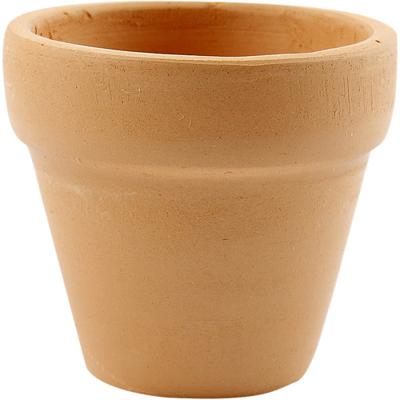 Creativ Company Bloempot, h: 4,2 cm, d 5 cm, 48 stuk/ 1 doos