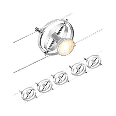 Paulmann Wire Systems 94436 Kabelsysteem compleet GU5.3 Chroom (mat) Paulmann Wire Systems 94436 Kabelsysteem compleet GU5.3 Chroom (mat)