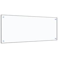 VidaXL Spatscherm keuken 100x40 cm gehard glas transparant - thumbnail