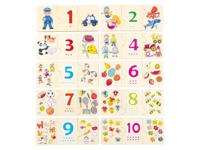 Playtive Houten puzzel (Getallen en rekenen puzzel) - thumbnail