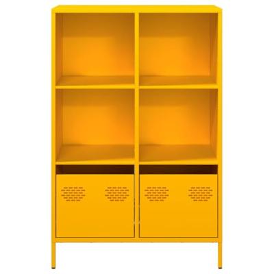 Hoge kast 68x39x103,5 cm staal mosterdgeel Hoge kast 68x39x103,5 cm staal mosterdgeel