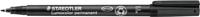 Staedtler Lumocolor permanent F DRY SAFE 318 WP4 Permanent marker Rood, Blauw, Groen, Zwart Watervast: Ja - thumbnail