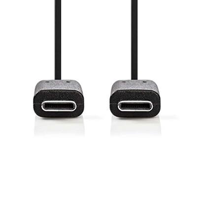 USB 3.1-Kabel (Gen1) | Type-C Male - Type-C Male | 1,0 m | Zwart USB 3.1-Kabel (Gen1) | Type-C Male - Type-C Male | 1,0 m | Zwart