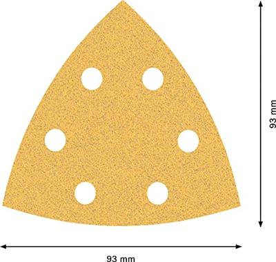 Bosch Accessoires Expert C470 schuurpapier voor deltaschuurmachines 93 mm, K80 5-delig - 2608900825 Bosch Accessoires Expert C470 schuurpapier voor deltaschuurmachines 93 mm, K80 5-delig - 2608900825