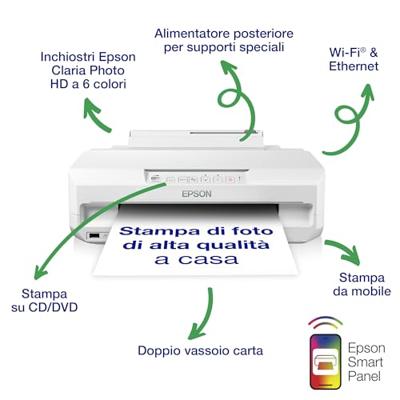 Epson Expression Photo XP-65 Inkjet printer Wit - thumbnail