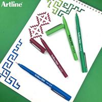 Fineliner artline 200 rond f rood | 12 stuks - thumbnail