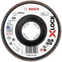 Bosch Accessoires Lamellenschijf X551 125mm G60 Fiber schuin X-LOCK - 2608619804 - thumbnail
