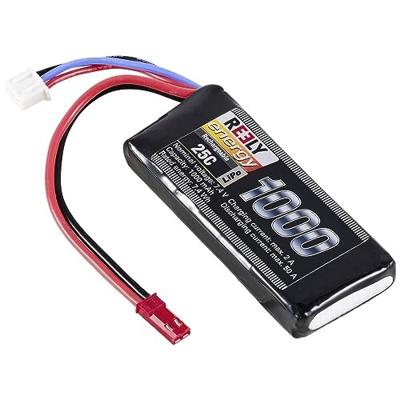 Reely LiPo accupack 7.4 V 1000 mAh Aantal cellen: 2 25 C Softcase BEC Reely LiPo accupack 7.4 V 1000 mAh Aantal cellen: 2 25 C Softcase BEC