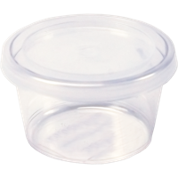 Bak | PS | 30ml | kunststof cup | 30mm | transparant | 1000 stuks - thumbnail