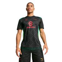 PUMA AC Milan X Off-White Pre-Match Trainingsshirt 2024-2025 Zwart Rood - thumbnail