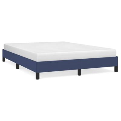 Bedframe zonder matras stof blauw 140x200 cm