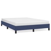 Bedframe zonder matras stof blauw 140x200 cm - thumbnail