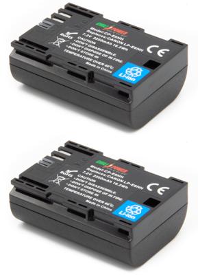 ChiliPower LP-E6NH accu voor Canon - 2250mAh - 2-Pack