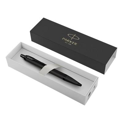 Balpen parker im achromatic gb m mat zwart