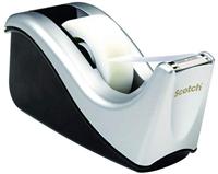 Scotch plakbandafroller C60 zilver + 4 rollen Magic Tape - thumbnail