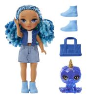 Rainbow High Littles - pop van 15 cm + huisdier - Blauw - Vanaf 4 jaar - thumbnail