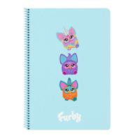Notitieboekje Furby Hemelsblauw A4 80 Lakens - thumbnail