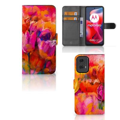 Hoesje Motorola Moto G24 | G04 | G24 Power Tulips Hoesje Motorola Moto G24 | G04 | G24 Power Tulips