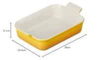 LE CREUSET - Aardewerk - Ovenschaal 32cm 3,10l Nectar - thumbnail