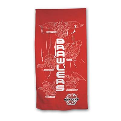 Bakugan strandlaken rood 70 x 140 cm katoen Bakugan strandlaken rood 70 x 140 cm katoen