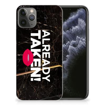 Apple iPhone 11 Pro | Siliconen hoesje | met naam Already Taken Black
