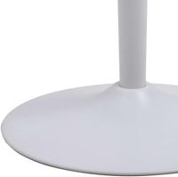 Bendt Ronde Bartafel 'Tempest' Keramiek met marmerprint, 80cm, kleur Wit - thumbnail