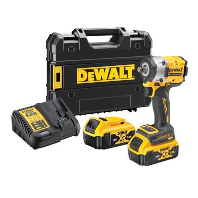 DeWalt dcf921p2t-qw - 18v xr brushless compacte slagsmoersleutel | met frictiering | 1/2" aansluiting | 2x 5.0ah | in tstak - dcf921p2t-qw