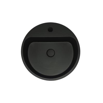 Opbouw Wastafel Sanimex Crystal Beton Halfrond Mat Grijs