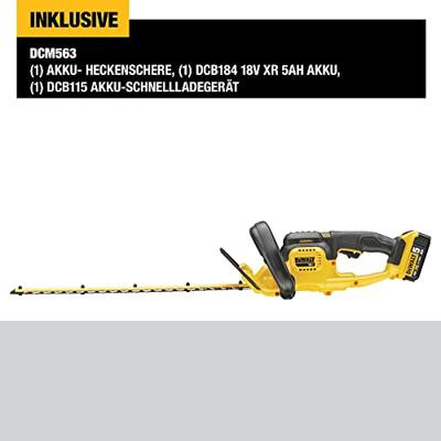DeWALT DCM563P1 Accu heggenschaar 550mm 18V XR 5.0Ah - thumbnail