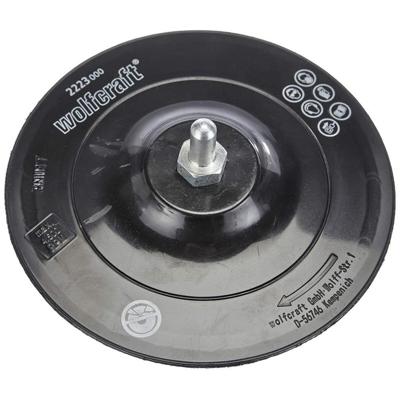 Wolfcraft Hecht-steunschijf | 6mm schacht | Ø125mm | 1 stuk - 2223000