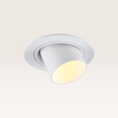 Inbouwspot Gavira bianco m - Diameter 77mm - GU10-fitting - IP20 voor binnen - Wit - Met doorlusbedrading