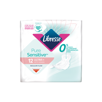 Libresse Maandverband pursens ultra normaal 12 Stuks Libresse Maandverband pursens ultra normaal 12 Stuks