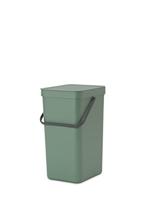 Brabantia Sort & Go afvalemmer 16 liter fir green - thumbnail