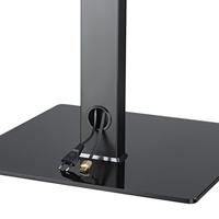 Hama TV-Standvoet Zwenkbaar in Hoogte Verstelbaar voor Schermen tot 140 cm Zwart - thumbnail