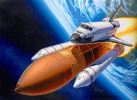 Revell 1/114 Space Shuttle Discovery + Booster Rockets - thumbnail