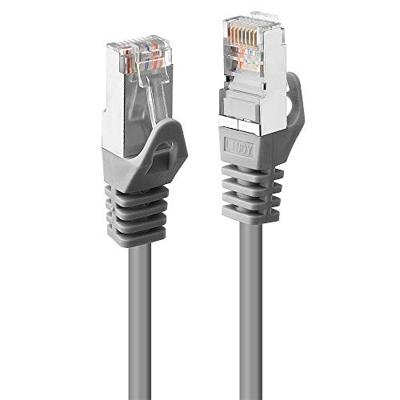 LINDY 48392 RJ45 Netwerkkabel, patchkabel CAT 5e F/UTP 2.00 m Grijs Folie afscherming 1 stuk(s)