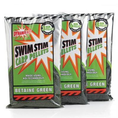 Dynamite Baits Swim Stim Green Betaine Pellets 3mm 900 gr