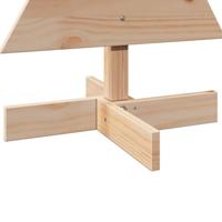 VidaXL Kerstdecoratie kerstboom 80 cm massief grenenhout - thumbnail