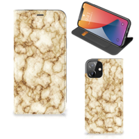 iPhone 12 | iPhone 12 Pro | Standcase | Marmer Goud - thumbnail