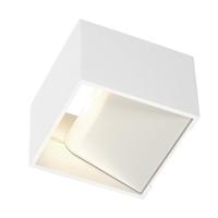 SLV WandlampLogs Up - Down vierkant wit - 1000639 - thumbnail