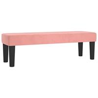 Boxspring met matras fluweel roze 200x200 cm - thumbnail