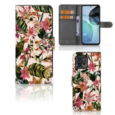 Motorola Moto G72 Hoesje Flowers Motorola Moto G72 Hoesje Flowers