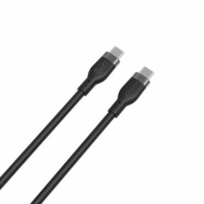 Hyper HyperJuice silicone USB-C naar USB-C kabel (1m/240W) - Black