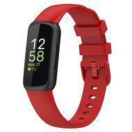Fitbit Inspire 3 - Sportbandje met gesp - Maat: Large - Rood Fitbit Inspire 3 - Sportbandje met gesp - Maat: Large - Rood