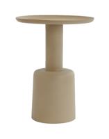 Light & Living Ronde Bijzettafel 'Milaki' Ø39cm, kleur Bruin - thumbnail