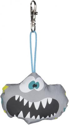 Wowow Sleutelhanger Crazy Monster Kris 10 Cm Katoen Grijs