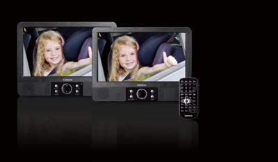 Lenco MES-405 draagbare dvd-/Blu-rayspeler Draagbare dvd-speler Tafelblad Zwart 22,9 cm (9") 480 x 234 Pixels