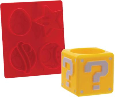 Super Mario - Question Block Egg Cup & Toast Cutter Super Mario - Question Block Egg Cup & Toast Cutter